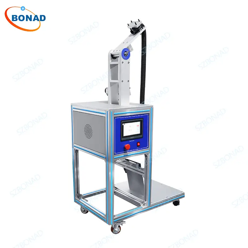 Vacuum cleaner current-carrying hose flexing test equipment compliant with IEC 60335-2-2 Clause 21.103 standard