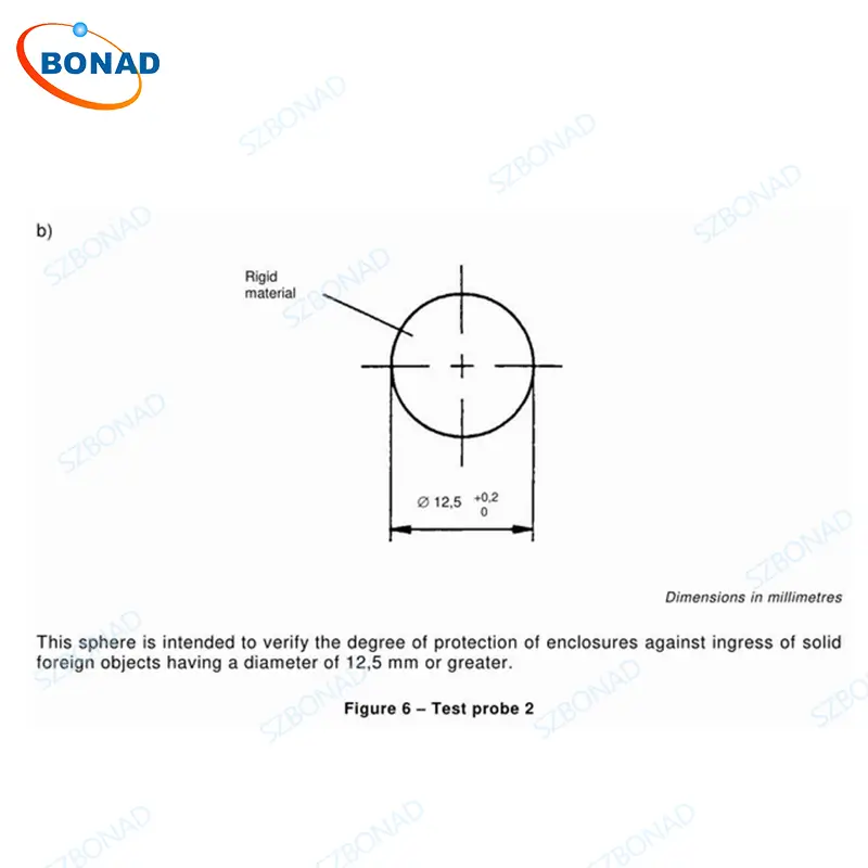 30N Force 12.5mm Test Sphere Probe IEC 61032 - 1