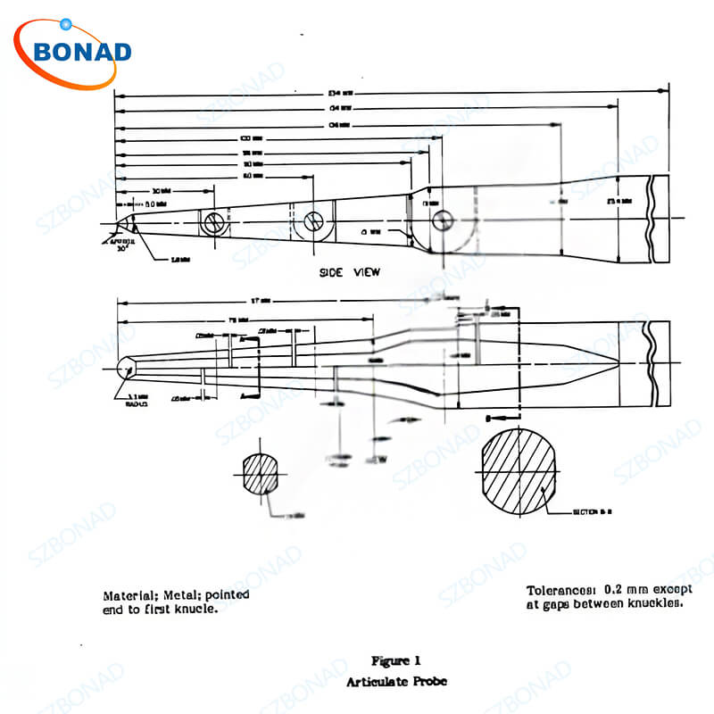 CSA C22.2 No.12 Figure 1 Articulate Probe - 1