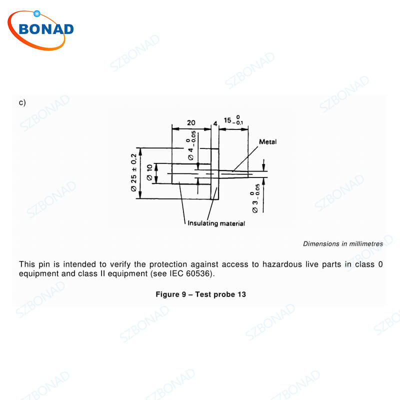 IEC 61032 Test Probe 13 with 50N Force - 1