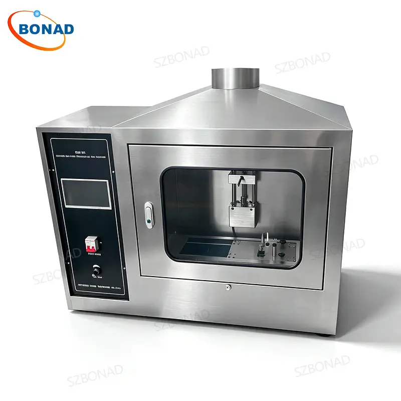 BND-JCR single-flame source test apparatus with heat-resistant observation windows