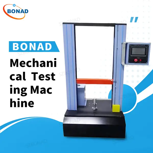 Touch screen controlled universal tensile testing machine for tensile, compression, and bending tests