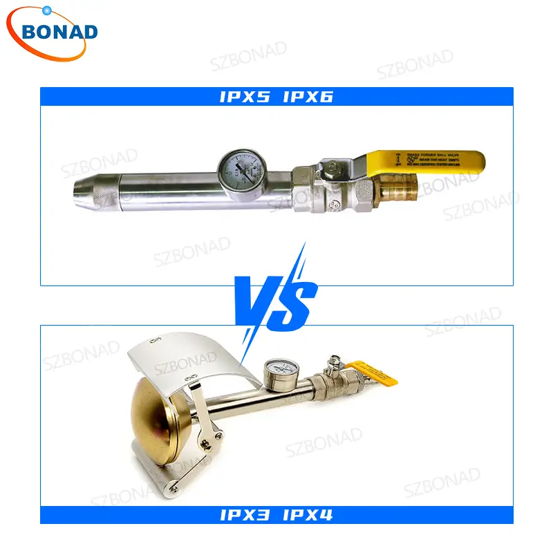 BONAD IPX3 IPX4 Nozzle VS BONAD IPX5 IPX6 Nozzle