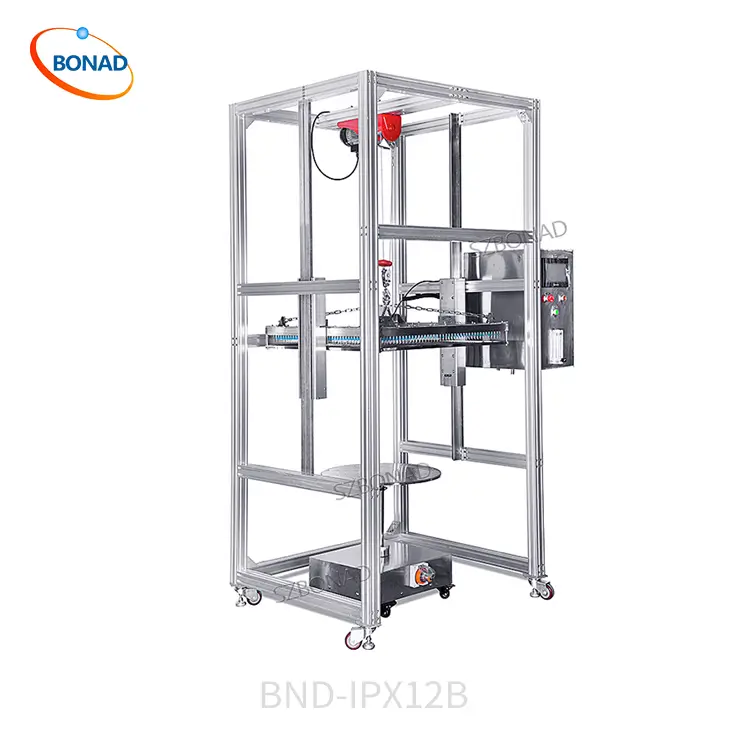 IPX1 IPX2 drip rain test equipment with PLC control for electrical and automotive products