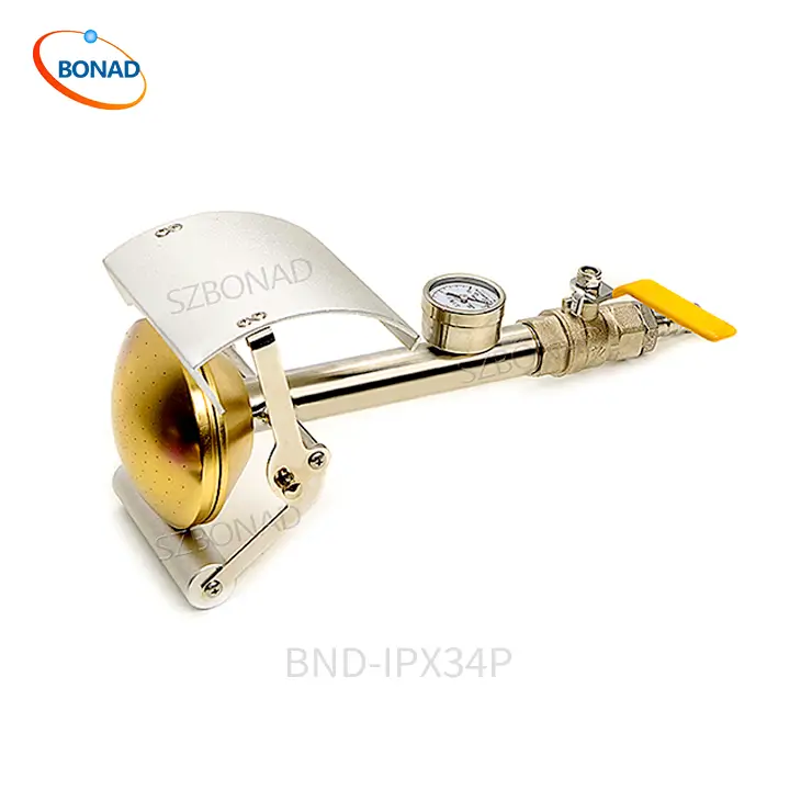 Hand-held IPX3 IPX4 waterproof test spray nozzle for IEC 60529 water spray testing of electronic and electrical products