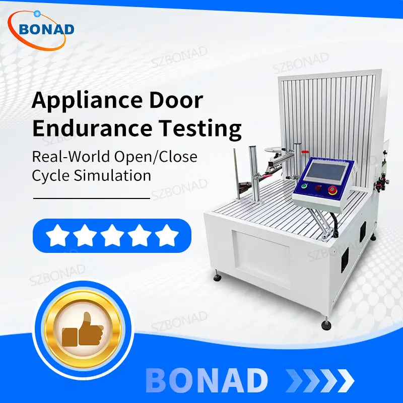 microwave oven door endurance tester IEC 60335 appliance door life cycle testing machine