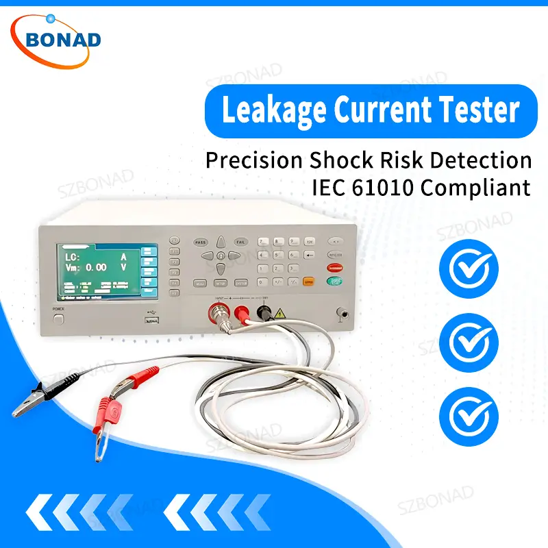 IEC 61010 capacitor leakage current tester for precision electrical safety measurement and compliance testing