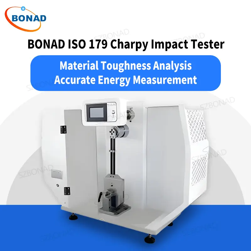 ISO 179 Charpy impact tester for plastic and material toughness testing
