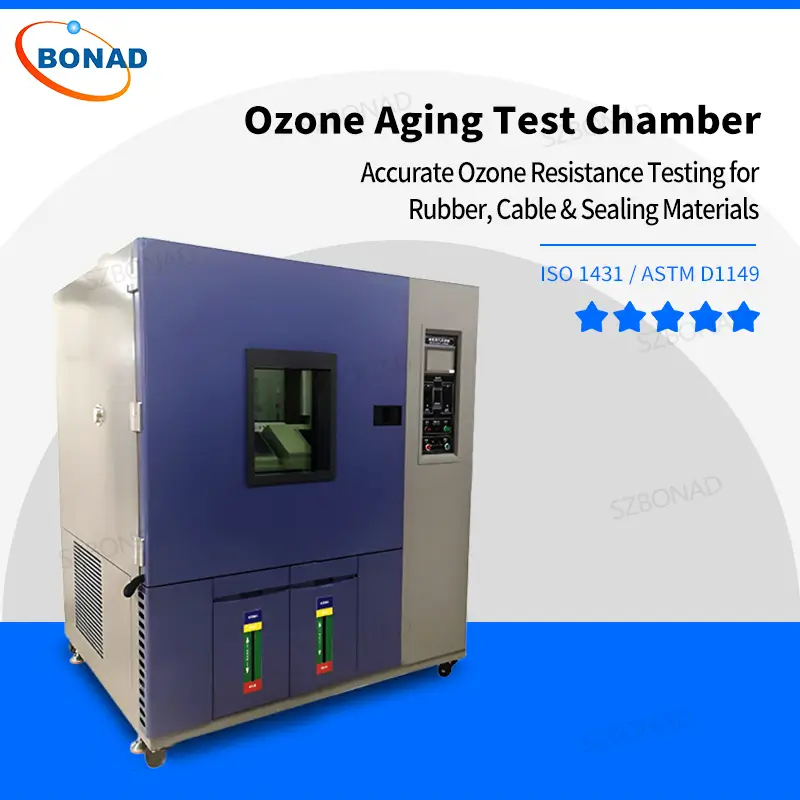 Ozone Aging Test Chamber for rubber seals, cables and elastomer material durability testing