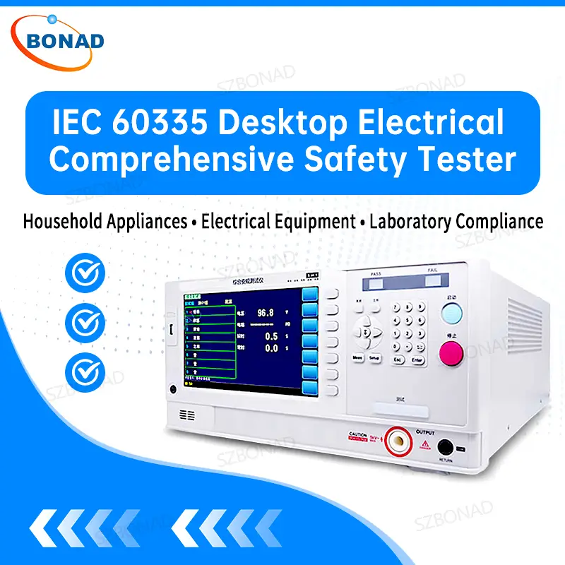 IEC 60335 electrical safety comprehensive tester for leakage current insulation resistance and dielectric strength testing
