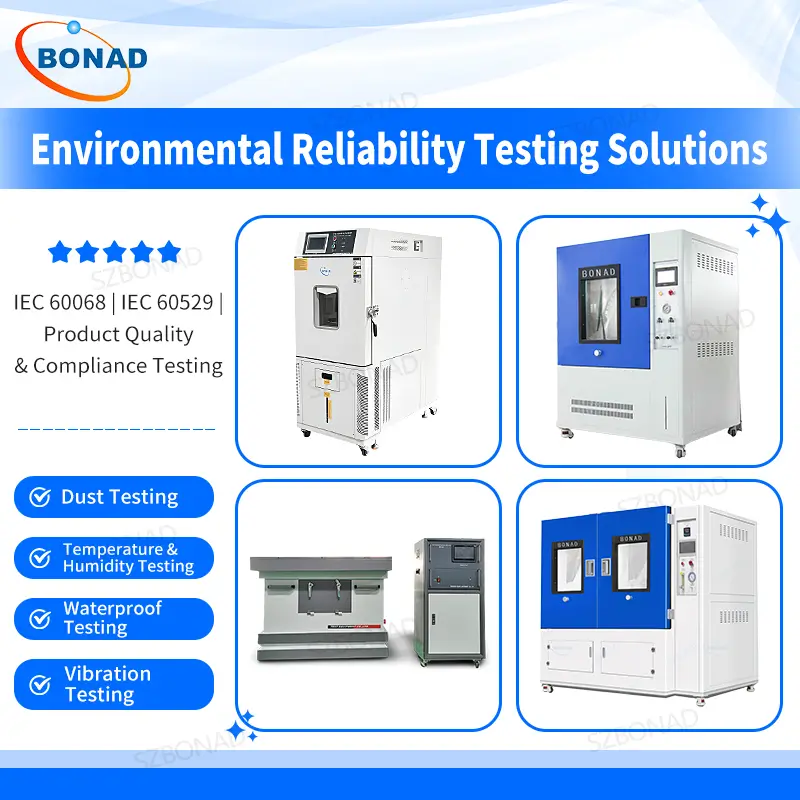 IEC 60068 IEC 60529 Environmental testing solutions