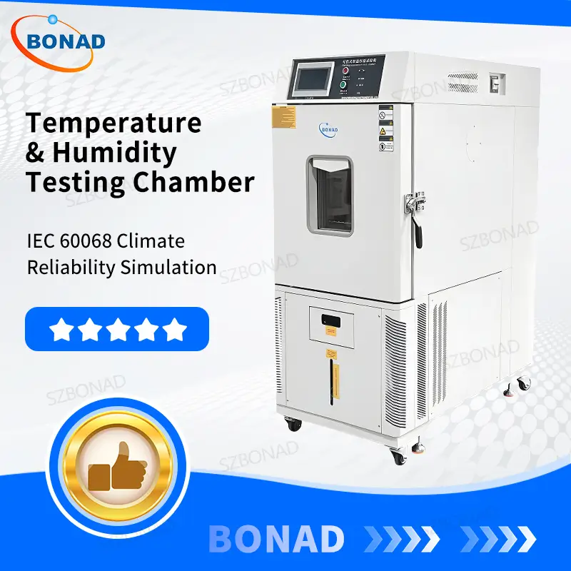 IEC 60068 programmable constant temperature and humidity test chamber for environmental reliability testing of electronics and materials