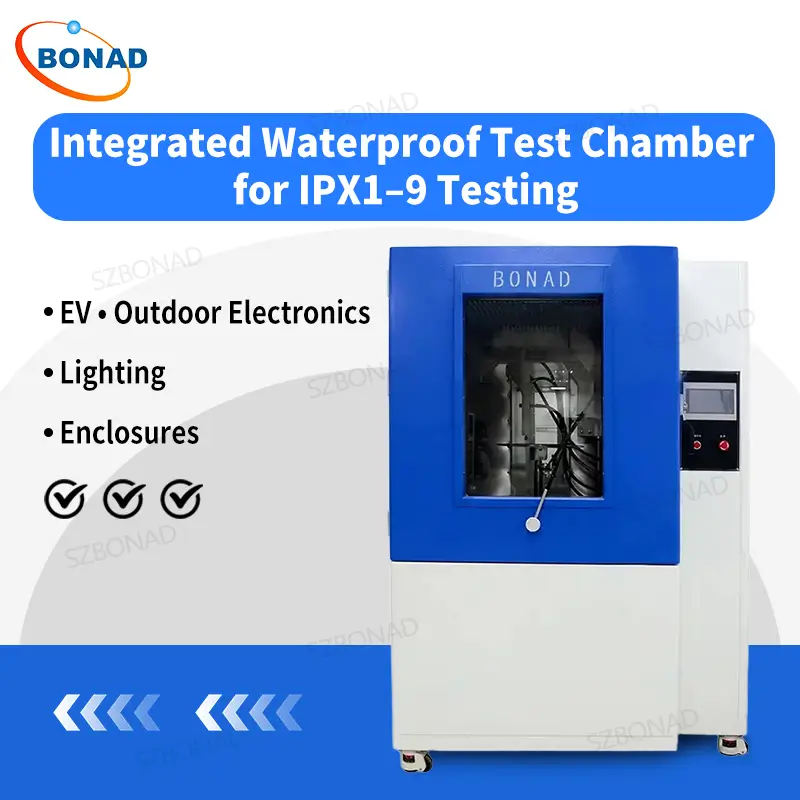 IEC 60529 IPX1 to IPX9 waterproof test chamber for ingress protection testing of electronic and automotive products