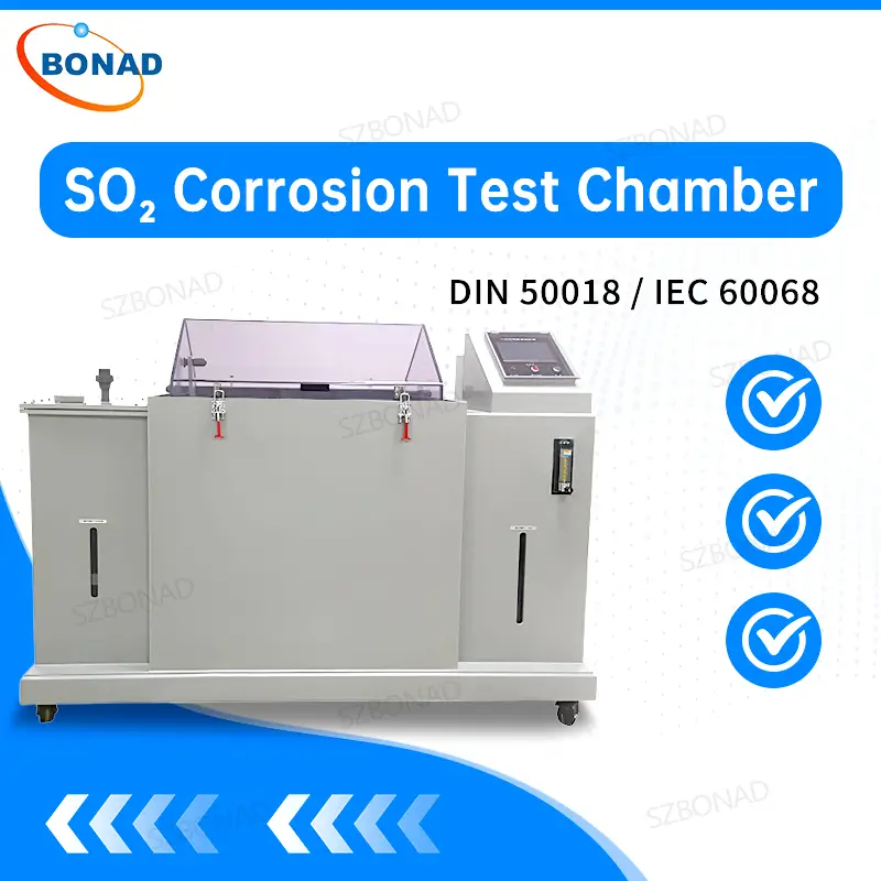 BONAD sulfur dioxide corrosion test chamber for DIN 50018 IEC 60068 testing of connectors and plated parts